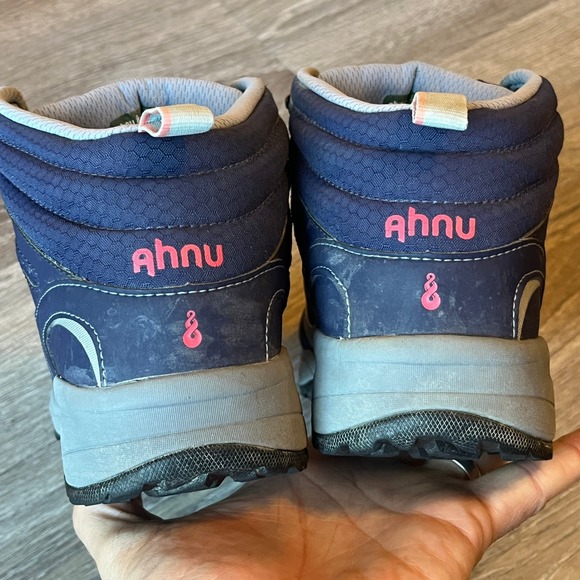 Ahnu Alamere Mid Hiking Boot Purple Nubuck Leather‎ Womens 7.5 UK 5.5 EU 38.5 - Picture 6 of 9